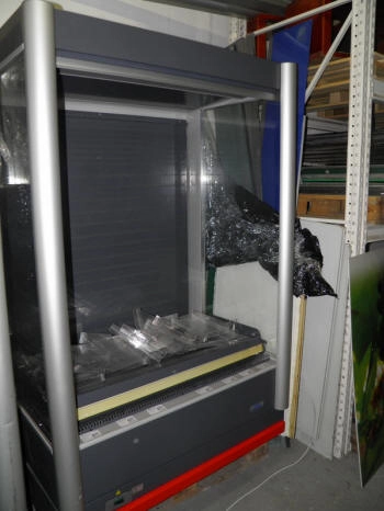 Kühlregal mit LED-Beleuchtung für Fleisch